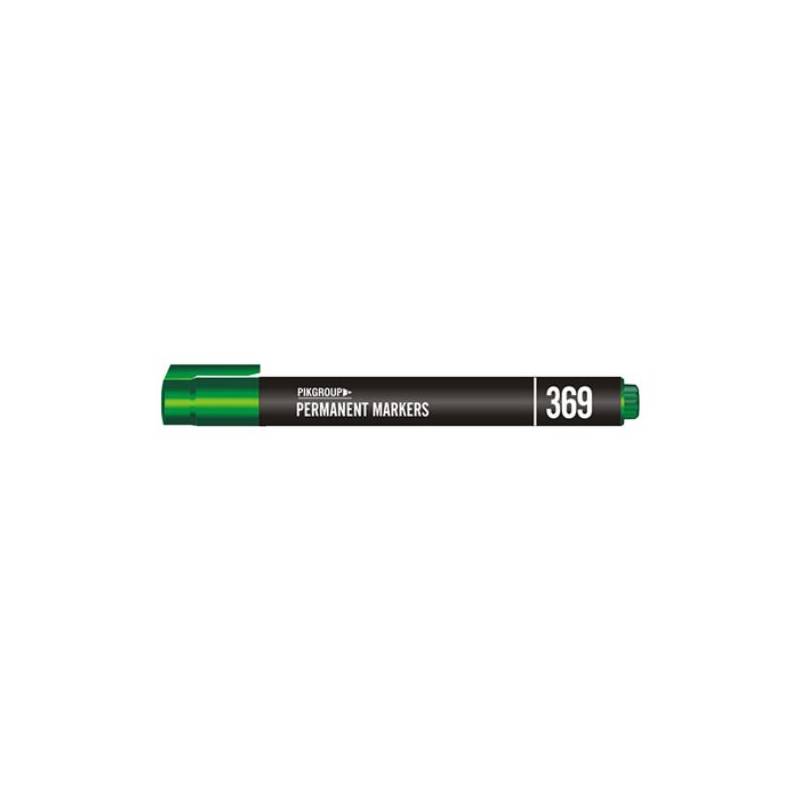 Pik 369 Permanent marker Green (Pack of 10)